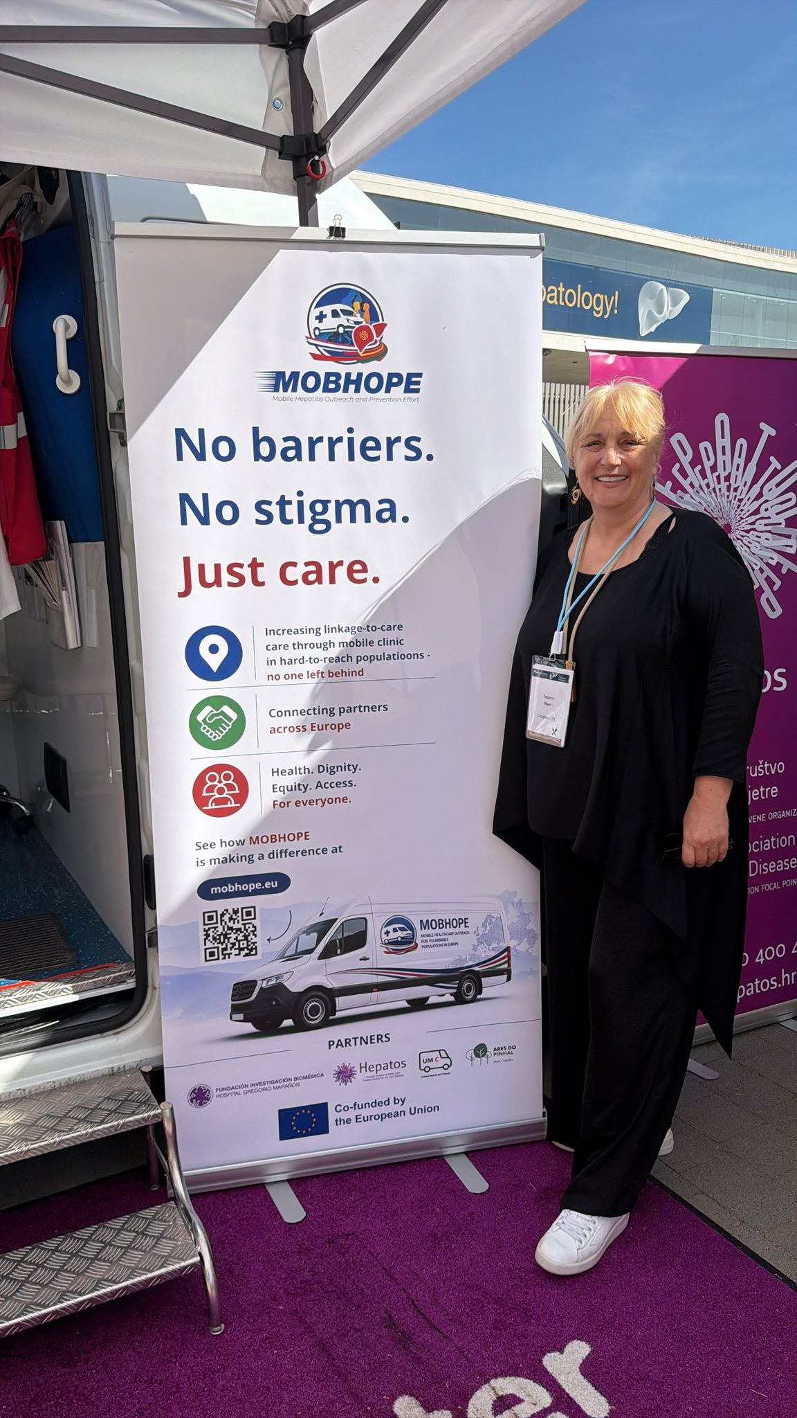 Promotivni pano projekta MOBHOPE na kongresu