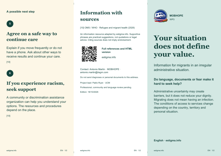 Outside face of the stigma leaflet · Migrants with irregular administrative status · English